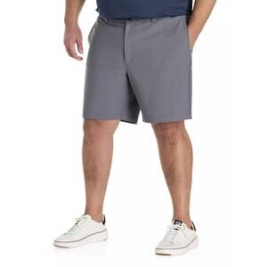 TRAVIS MATHEW Men's Wanderlust Shorts Size 33 Grey Quiet Shade Flat Front NWT